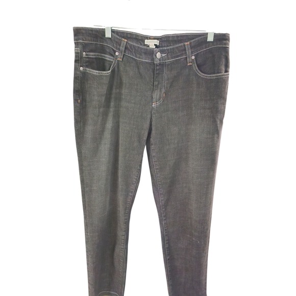 Eileen Fisher Denim - Eileen Fisher Black faded Woman's Jeans Sz 12 100% Organic